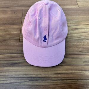 Polo Ralph Lauren Hat Pink Baseball Cap Youth 4-7 Adjustable Pony Logo